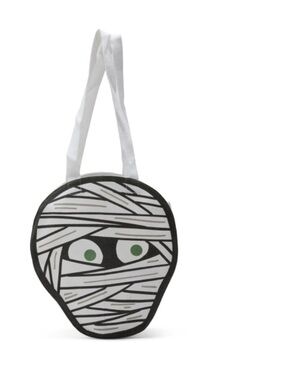 🆕- Envogue White and Black Mummy Tote with Green Eyes